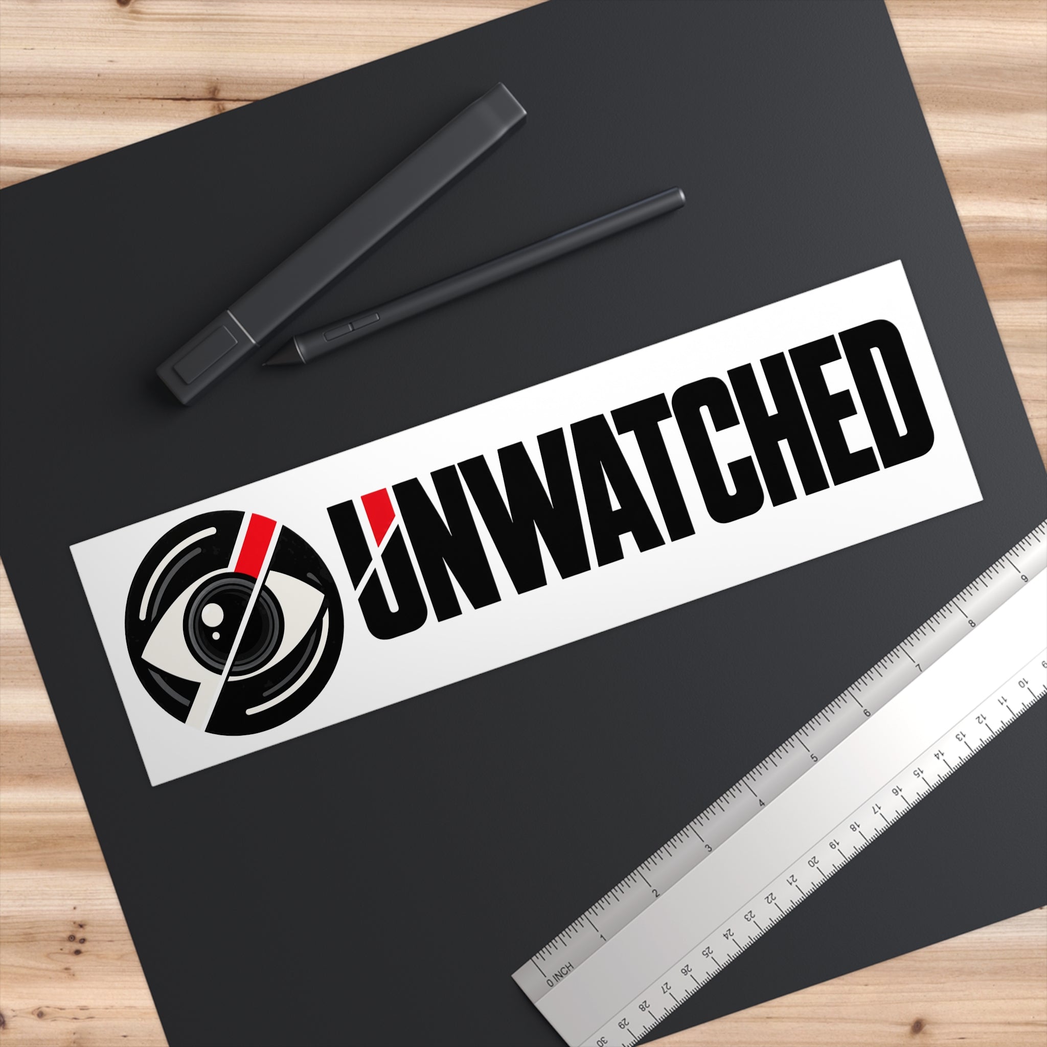 Unwatched Bumper Sticker
