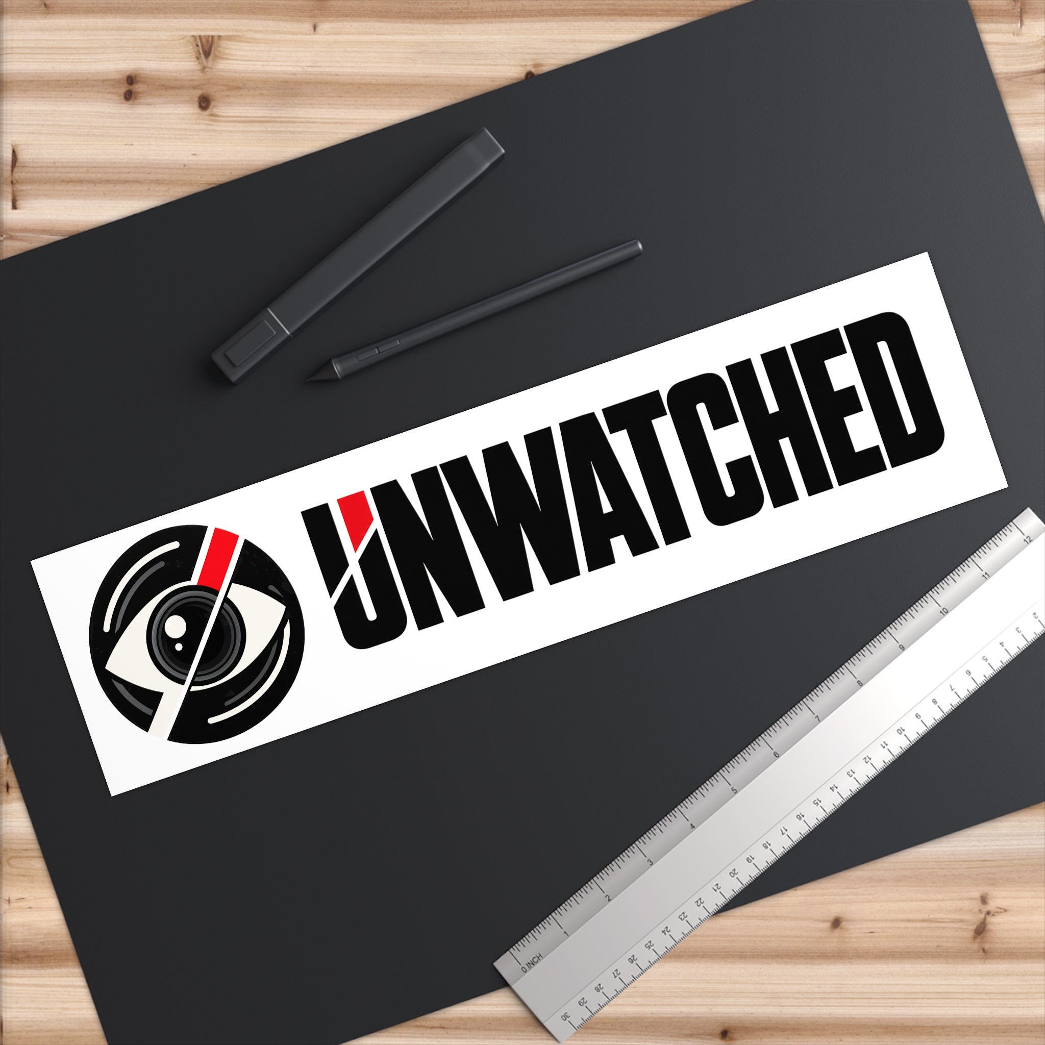 Unwatched Bumper Sticker